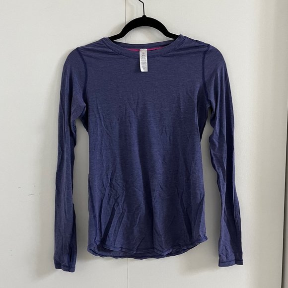 Ivivva Calm To Energy Long Sleeve - PURPLE / Kids 14 - Picture 5 of 7
